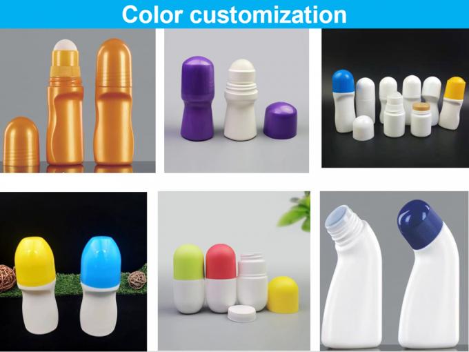 Unique Shape S Curved Shape Round Bottom Black Lip Tint Roller Bottle Perfume Container Lip Gloss Roll on 50ml Plastic Roll on Bottle