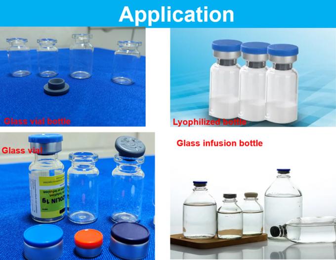 13mm 20mm 28mm 32mm Grey Silicon Medical Glass Injectable Vial Closures Butyl Rubber Stopper