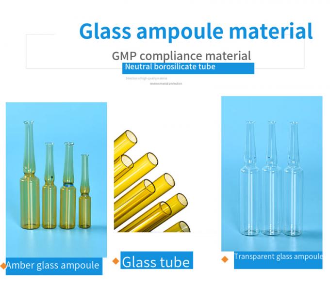 Wholesale Cheap Pharmaceutical 1ml 2ml 5ml 10ml Empty Glass Ampoule ISO Standard for Injection Medicine Glass Ampoule Package