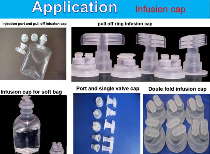 30mm 32mm Large Volume Parenteral Bottle Infusion Euro Head Cap with Rubber Disc