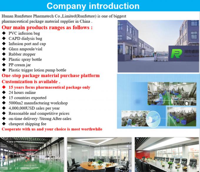 Pharmaceutical 5ml 10ml Empty Amber Clear Injection Tubular Glass Vial Bottle with Butyl Rubber Stopper