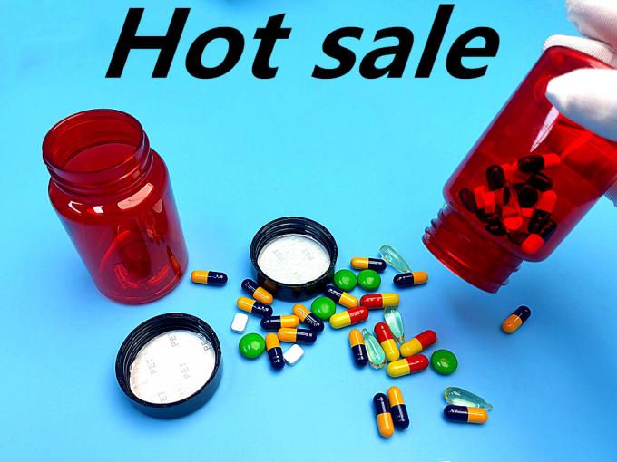 100ml 150ml Pet Red Supplement Empty Container Powder Protein Plastic Medicine Bottle Pharmaceutical Packaging Medicine Capsule Pill Tablet Bottle