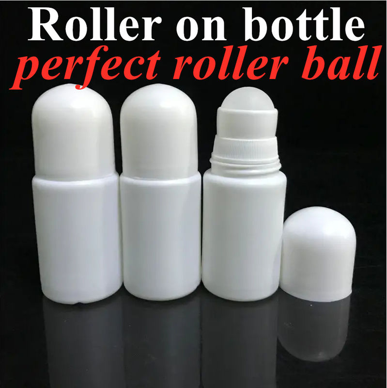 30ml 50ml 60ml Perfume Cream Perfume Deodorant Container Roller Round Empty HDPE Roll pada Botol Deodorant