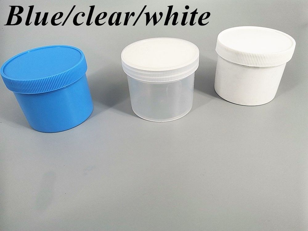 Kemasan Makanan Kosmetik 250ml 500ml Putih Hitam Biru PP Plastik Botol Krim Kosmetik Plastik