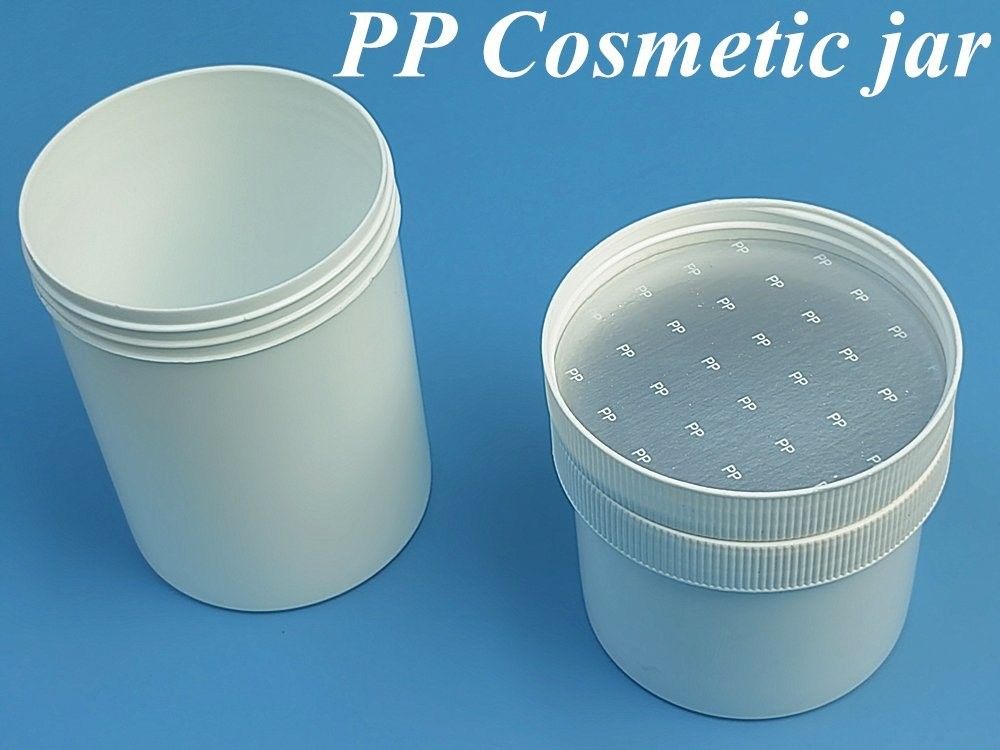 8oz 16oz 250ml 500ml Putih Hitam PP Plastik Botol Kosmetik untuk rambut Tubuh Butter Plastik salep Wajah Krim Botol Kosmetik
