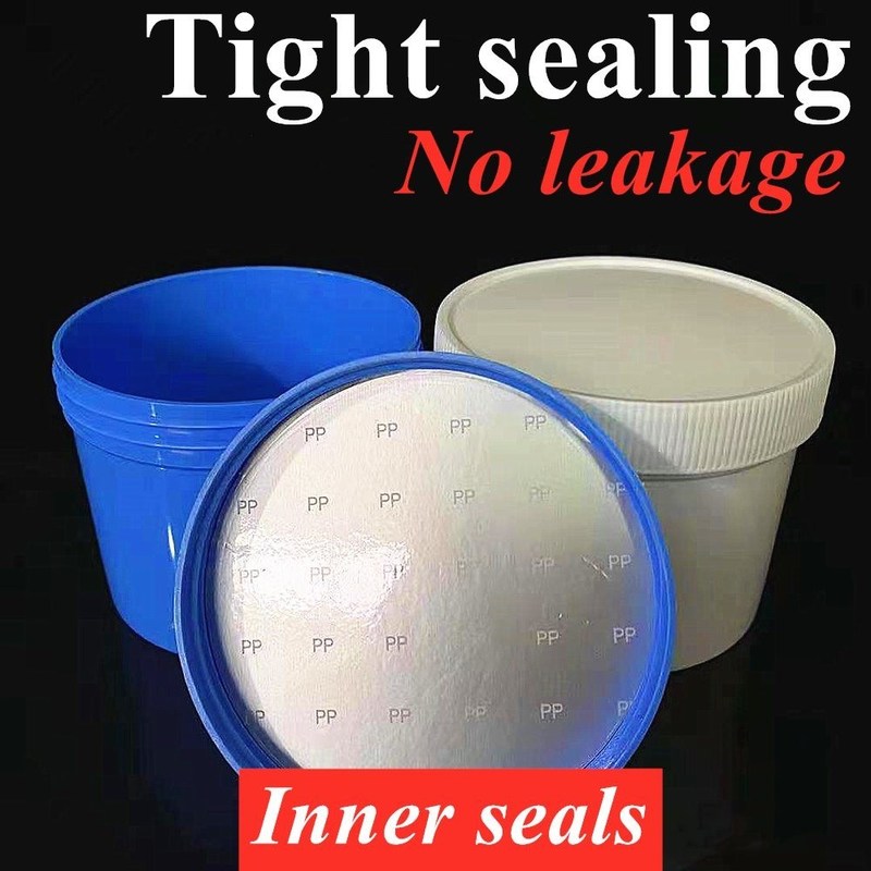 Kemewahan 150g 250g 500g 1000g Kosmetik Kosmetik Putih Hitam Biru Translucence Loso wajah tubuh Double Wall PP botol kosmetik