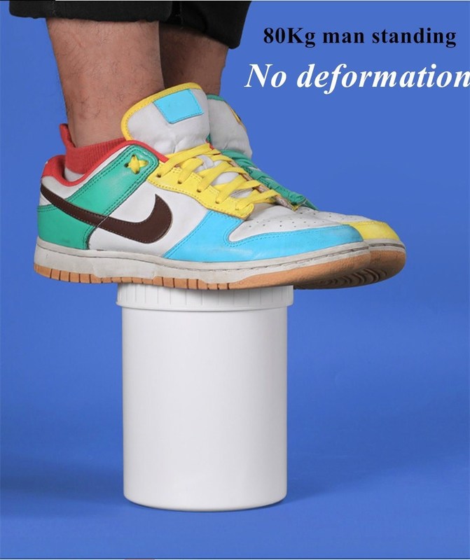 12oz 16oz 6oz 8oz 150ml 250g 500g Putih Bening Hitam Merah Biru Bulat Mulut lebar PP plastik Botol salep kosmetik