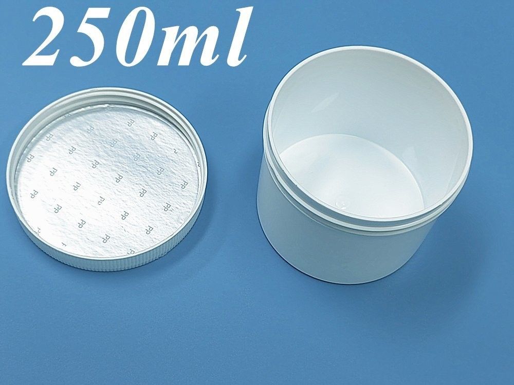 150ml 250ml 500ml 1000ml Biji Lebar Tubuh Wajah Krim Botol Putih PP Salep Kontainer Biji Lebar Kosmetik Botol Plastik