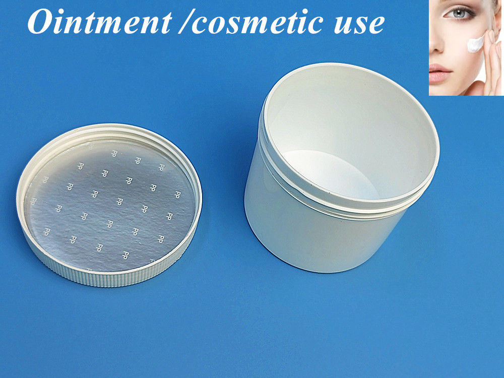 250ml 8oz 500ml 950ml 1000ml PP Plastik Kosmetik Bening Translucent Putih Pot Plastik Salep Cream Jar dengan Screw Cap