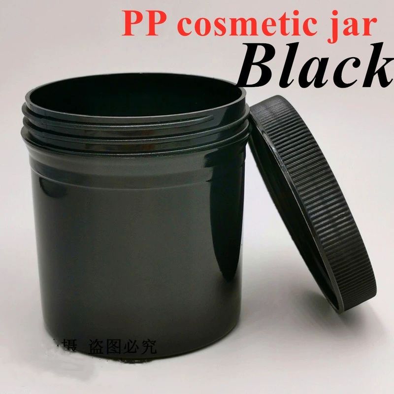 250ml 8oz 500ml 950ml 1000ml PP Plastik Kosmetik Bening Translucent Putih Pot Plastik Salep Cream Jar dengan Screw Cap