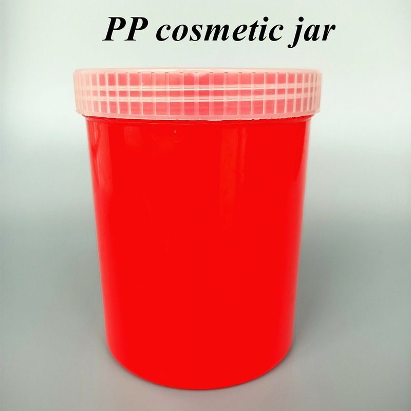 150g 250g 500g Putih Bening Translucent Hitam Merah Biru Bulat Mulut lebar PP Kosmetik Unik Mewah Plastik toples krim