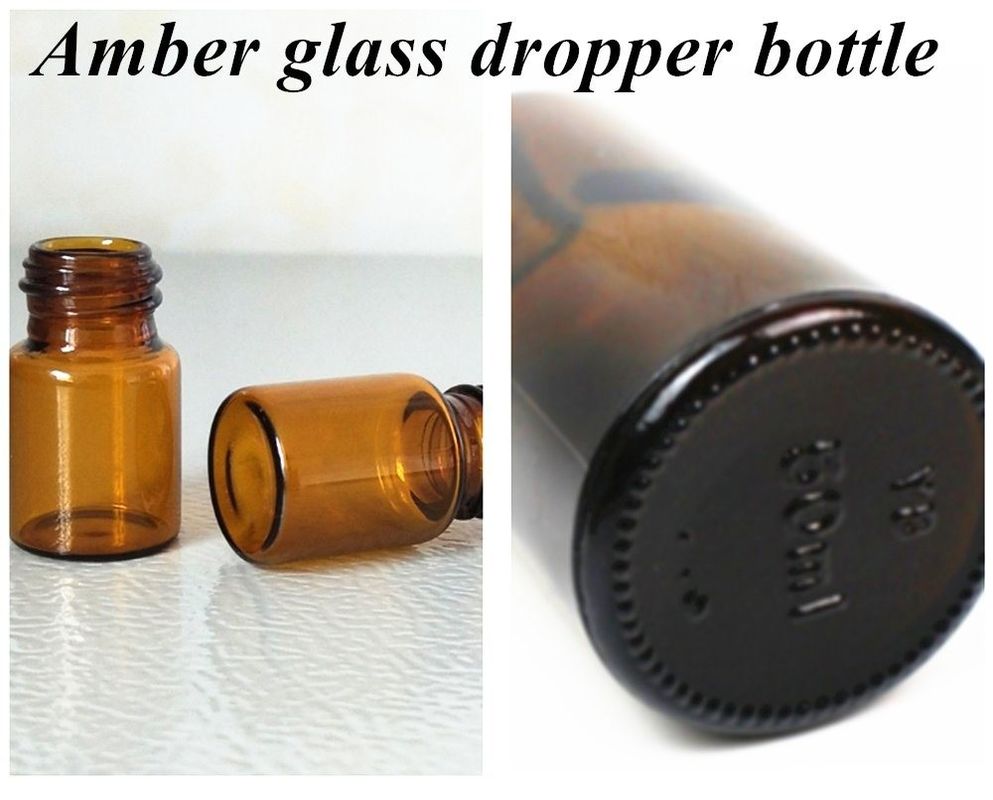Hot Sale 5ml 10ml 15ml 30ml 50ml Amber Serum Botol Minyak Esensial Botol Dropper Kaca