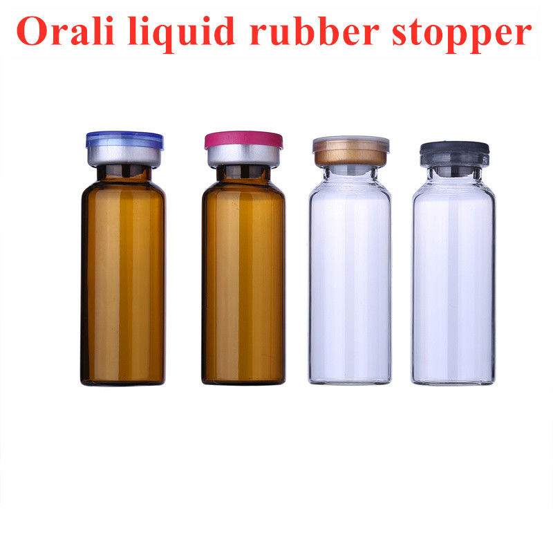 13mm 20mm 32mm Penggunaan Medis Biru Abu-abu Lyophilization Butyl Karet Tutup untuk botol kaca Botol Infusi Kaca