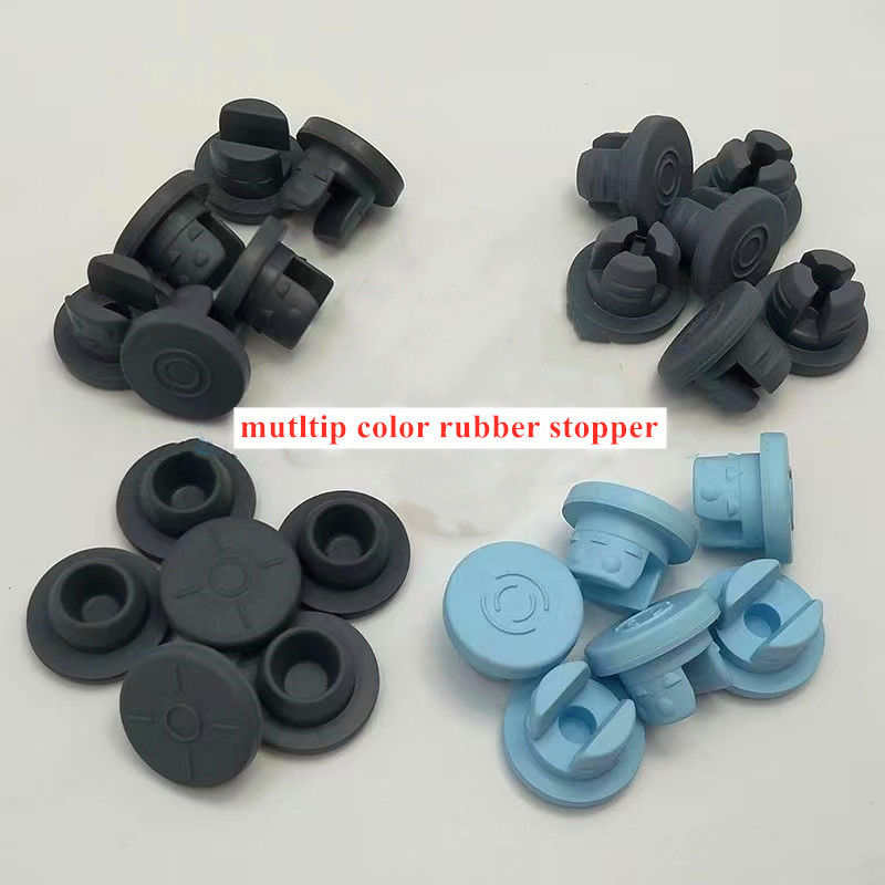 13mm 20mm 32mm Halogenated Lyophilization Butyl Medical Rubber Stopper untuk Botol Injeksi Antibiotik Kaca