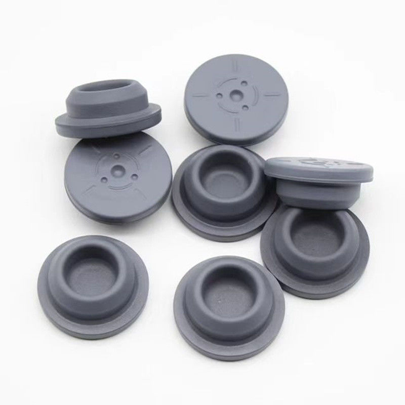 13mm 20mm 32mm Halogenated Lyophilization Butyl Medical Rubber Stopper untuk Botol Injeksi Antibiotik Kaca