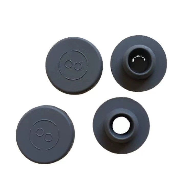 20mm 28mm 32mm Butyl Karet Stopper Penutupan Butyl Karet Stopper Farmasi untuk Vial Farmasi Botol Infus