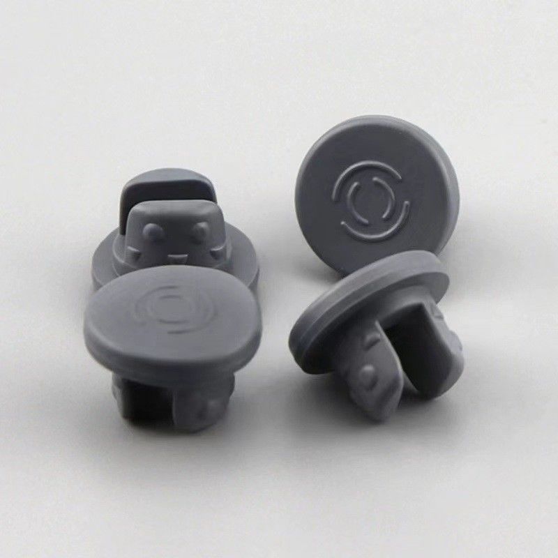 20mm 23mm tutup botol botol medis Butyl Medical Karet Tutup untuk Lyophilization Farmasi Vial Kaca
