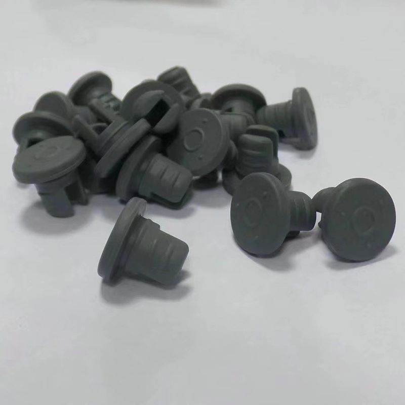 20mm 23mm tutup botol botol medis Butyl Medical Karet Tutup untuk Lyophilization Farmasi Vial Kaca