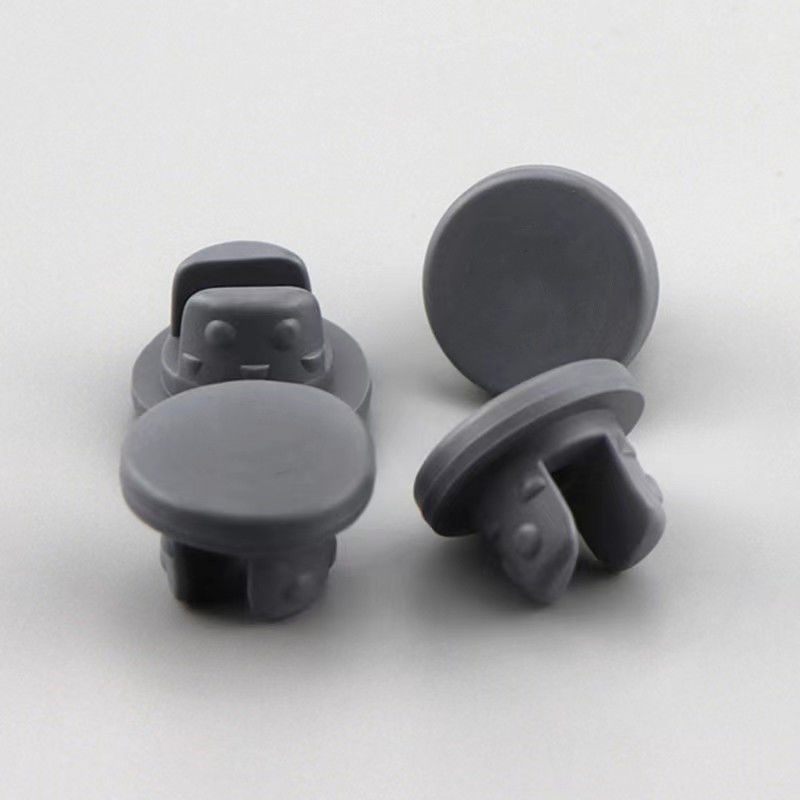 13mm 20mm 28mm Vial Injeksi Kaca 20-a Medical Butyl Rubber Pharmaceutical Bromobutyl Rubber Stopper untuk Vial Kaca