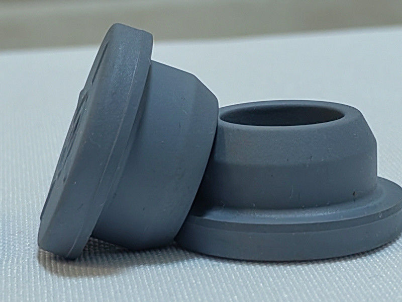 13mm 20mm 28mm 32mm Grey Farmasi Chlorobutyl Butyl Karet Stopper untuk Kaca Injeksi Vial Botol Vaksin