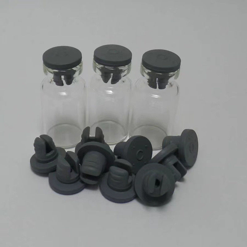 13mm 20mm 28mm 32mm Grey Farmasi Chlorobutyl Butyl Karet Stopper untuk Kaca Injeksi Vial Botol Vaksin
