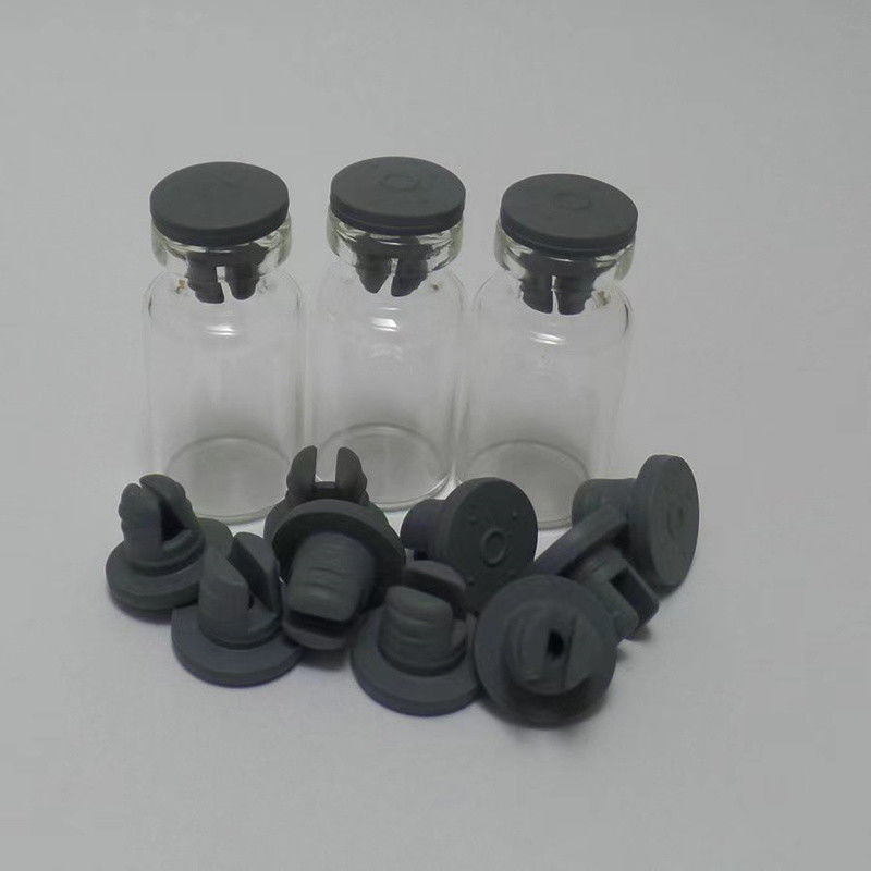 GMP Kepatuhan 13mm 20mm 23mm 28mm 32mm Steril bulat medis Butyl Karet Stopper untuk botol infus kaca