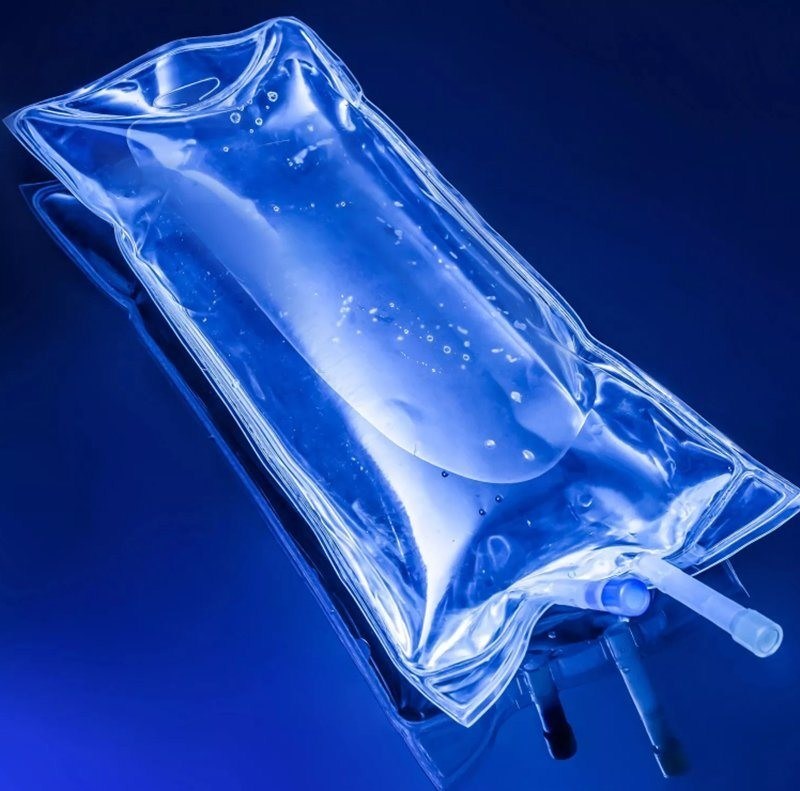 Kantong infus medis PVC sekali pakai 100ml 250ml 1000ml 2000ml Dehp bebas kantong IV IV cairan larutan kantong