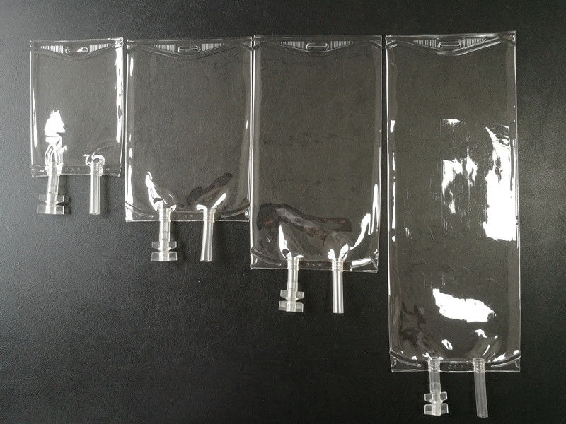 500ml 1000ml PVC steril IV kantong PVC IV kantong sekali pakai plastik medis kantong steril infus kantong