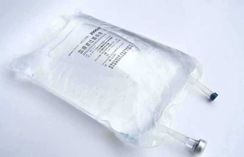 2000ml 3000ml 5000ml Butterfly Dual Port Twist Off Transfusion PVC Infusion Bag sekali pakai untuk hewan