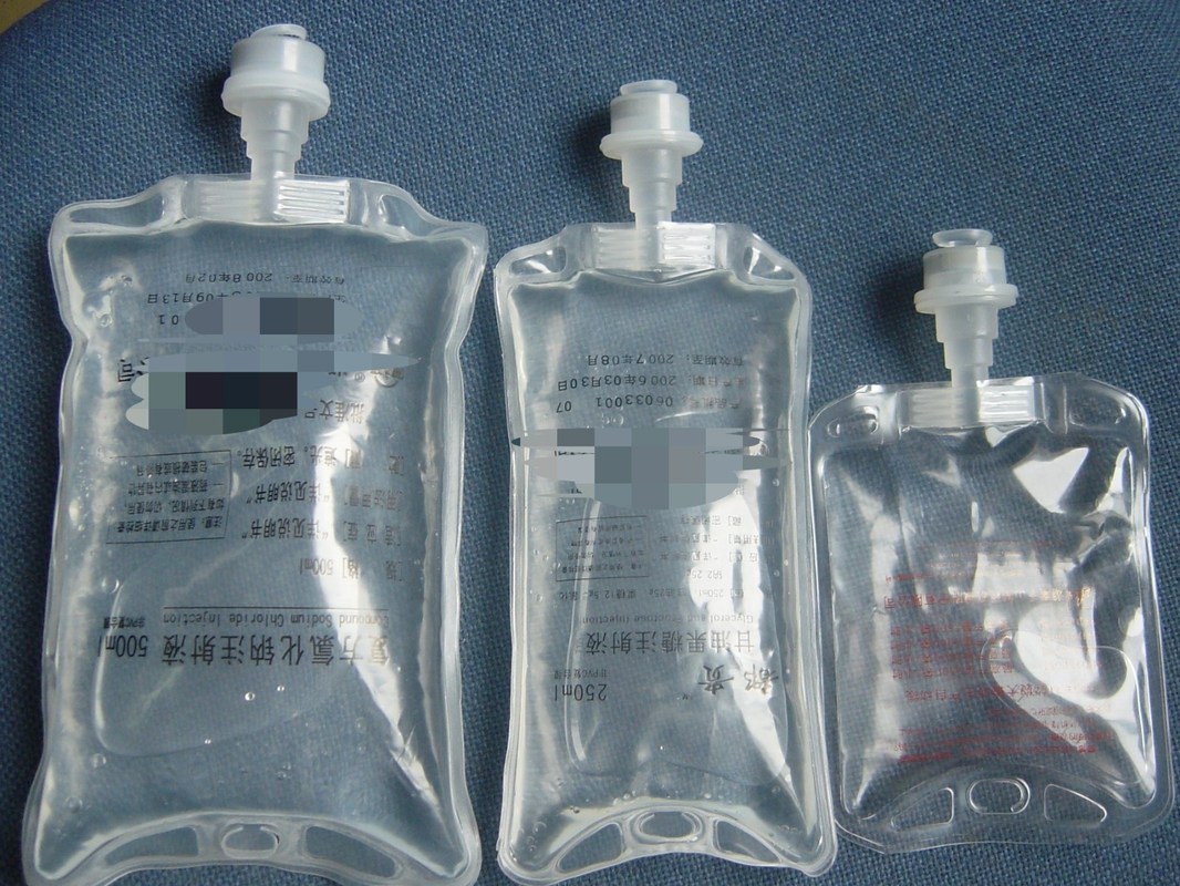Medical 250ml 500ml medical drip bag Steril normal Saline Disposable Non-PVC Infusion Bag IV Solution Bag