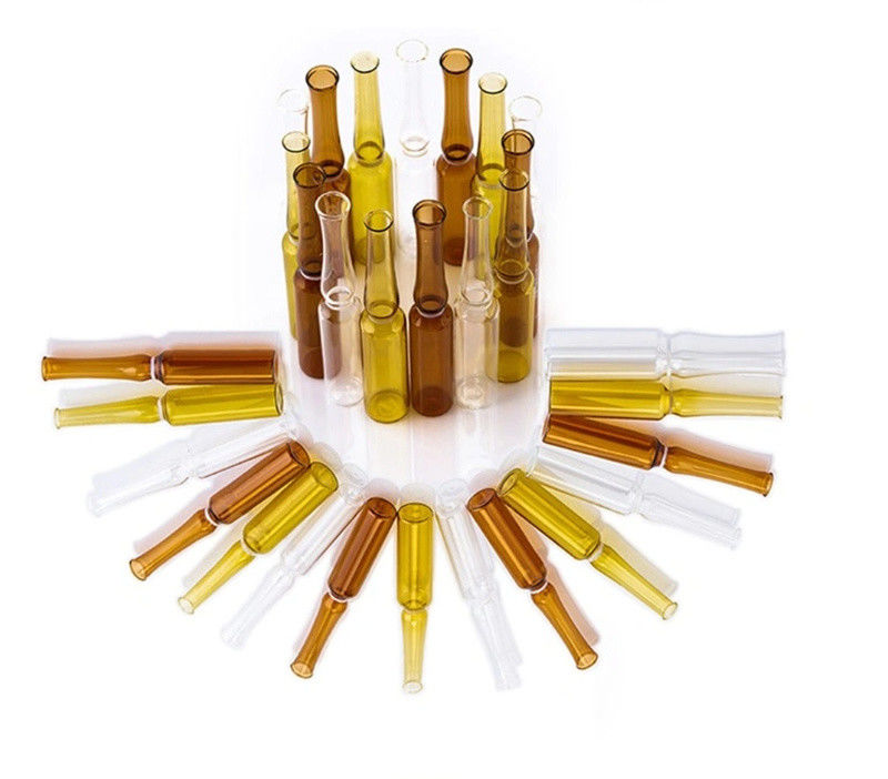 10ml Amber USP standar Ampul Kaca untuk Antibiotik Botol Ampul Kaca Injeksi Transparan