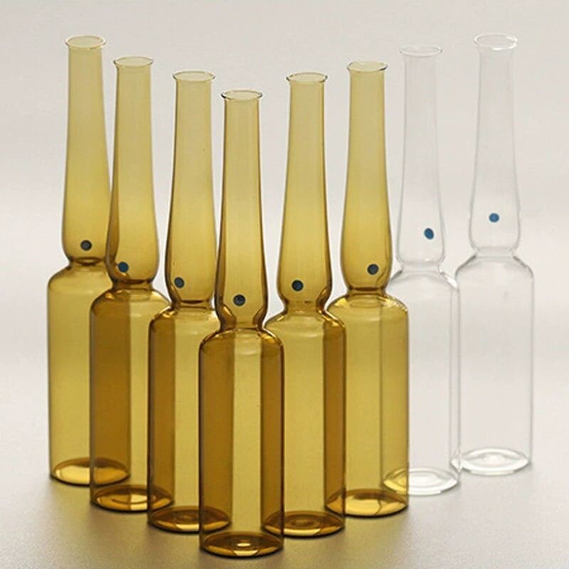 10ml Amber USP standar Ampul Kaca untuk Antibiotik Botol Ampul Kaca Injeksi Transparan