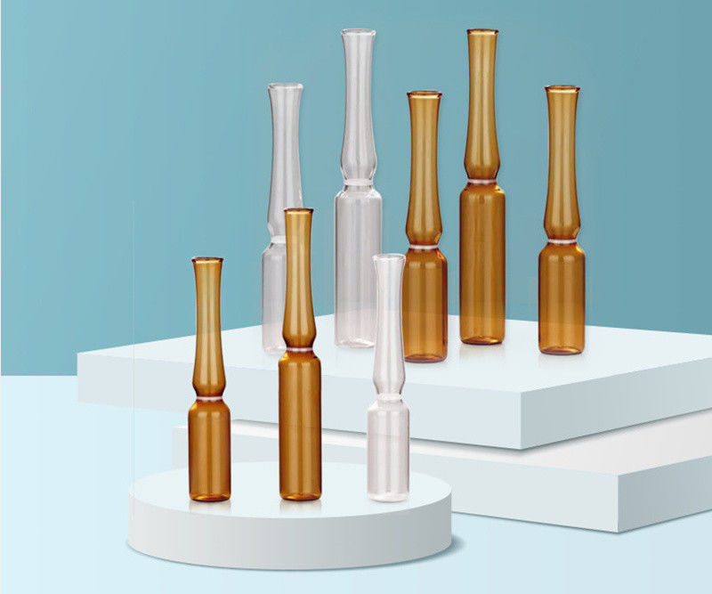 10ml Amber USP standar Ampul Kaca untuk Antibiotik Botol Ampul Kaca Injeksi Transparan