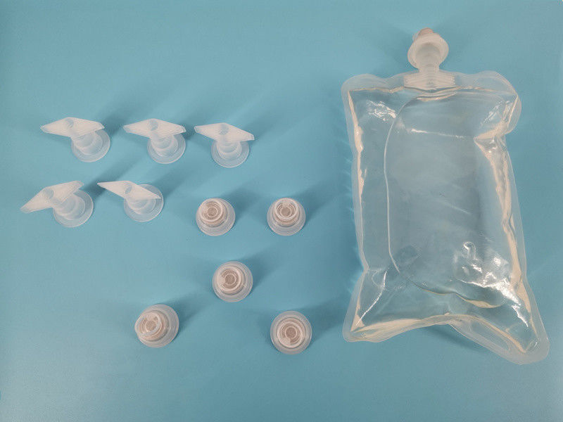 Double Foldable Single Valve Break Off Infusion Cap for Lvp PP Infusion Flask 30mm Euro Cap dengan Dua Kepala
