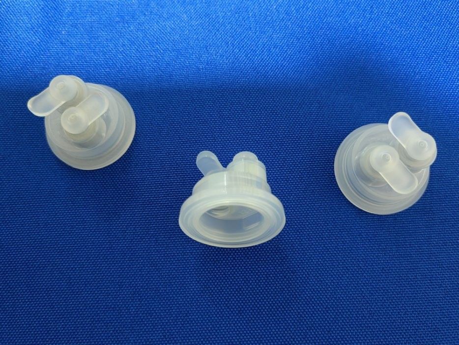 30mm 32mm 30mm Twin Flip Cap untuk kantong IV dan botol Cap infus sekali pakai untuk botol infus medis PP