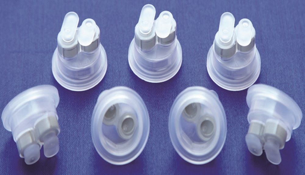 30mm 32mm PP Farmasi Infusi Sealing Cap untuk LVP PP Plastik Infusi Botol Tarik Ring Injeksi cap infusi