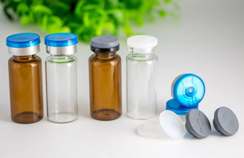 5ml 7ml 10ml 20ml kosong Farmasi kecil Amber Injeksi jelas Tubular borosilikat Vial kaca dengan Flip off Cap