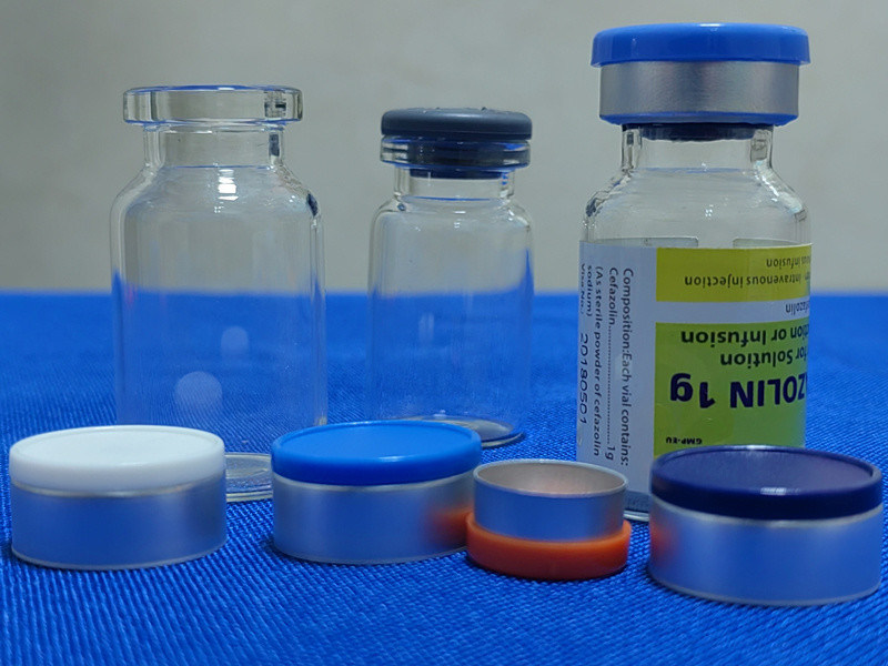 5ml 7ml 10ml 20ml kosong Farmasi kecil Amber Injeksi jelas Tubular borosilikat Vial kaca dengan Flip off Cap