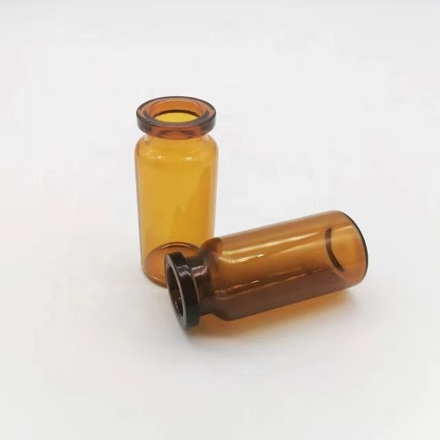 Disesuaikan Farmasi Steril Vial Kaca Resep 5ml 7ml 10ml Cerah Amber Tubular Vial Kaca Injeksi