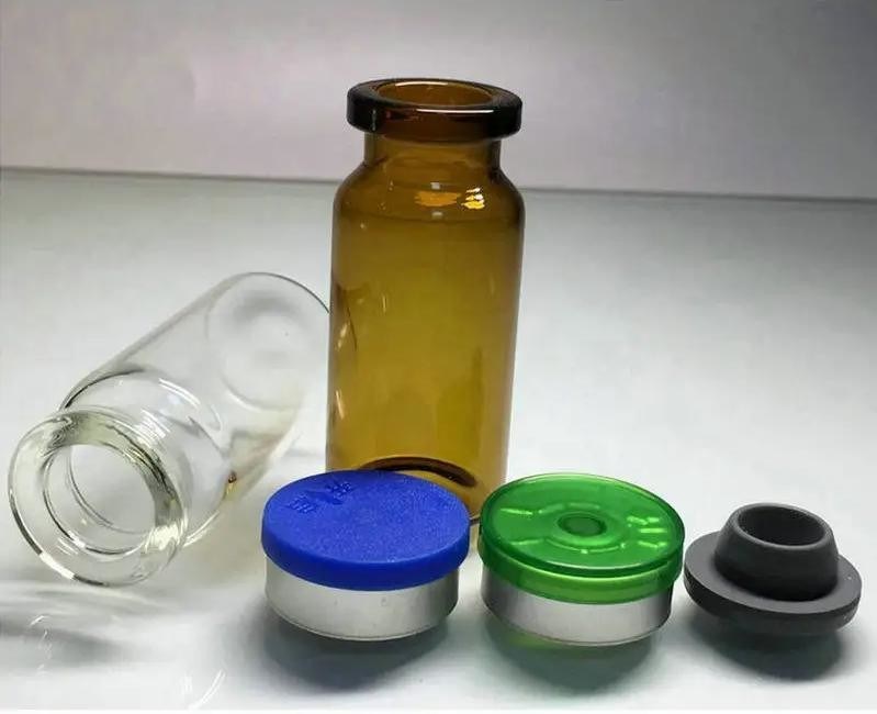 5ml 7ml 10ml Kosong Crimp Top Vaccacine Vial Kaca Steril Tubular Jelas Amber Injeksi Medis Vial Kaca