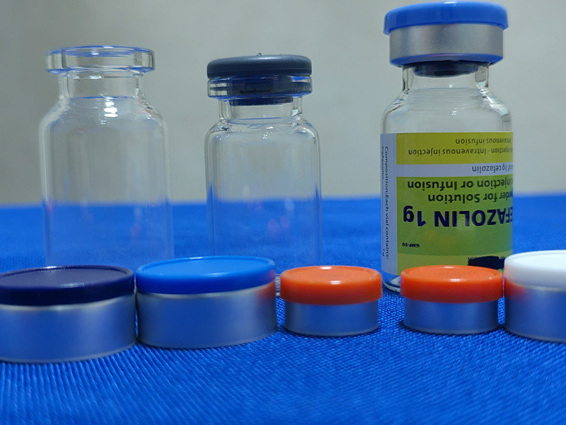 10ml 20ml Amber jelas Kosong Crimp leher borosilikat tabung Vial Kaca untuk bubuk cair Farmasi