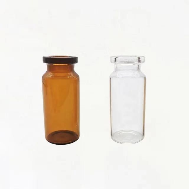 5ml 20ml Farmasi Borosilikat Kaca Amber Jelas Kosong Lyophilization Tubular Kaca Vial Injeksi