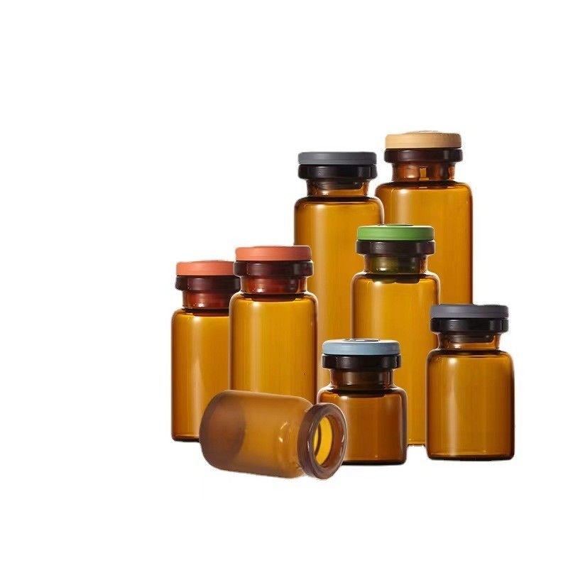 7ml 10ml 20ml Obat Transparan Amber Jelas Tubular Steril Injeksi Kaca Botol Kaca Vial untuk Farmasi