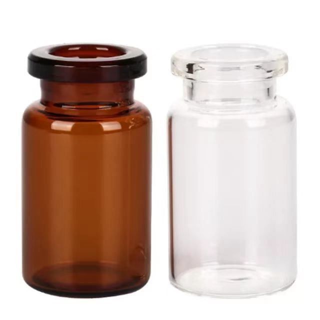 7ml 10ml 20ml Obat Transparan Amber Jelas Tubular Steril Injeksi Kaca Botol Kaca Vial untuk Farmasi