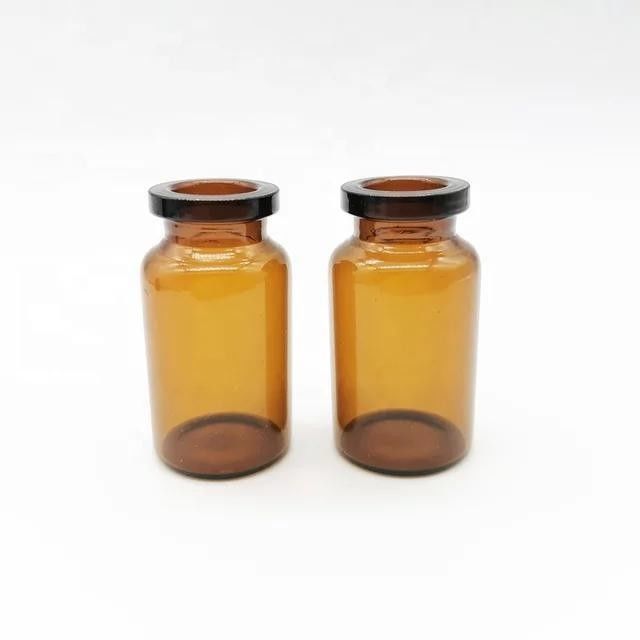 7ml 10ml 20ml Obat Transparan Amber Jelas Tubular Steril Injeksi Kaca Botol Kaca Vial untuk Farmasi