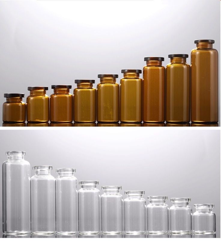 Vial Kaca Medis Jelas Farmasi 5ml 10ml 20ml Vial Tabung Kaca Steril Injeksi