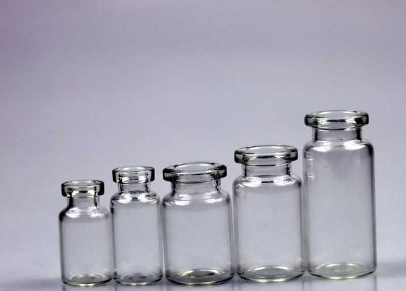 Vial Kaca Tipe I Bentuk Vial Kaca Medis 10ml Dengan Tutup Karet
