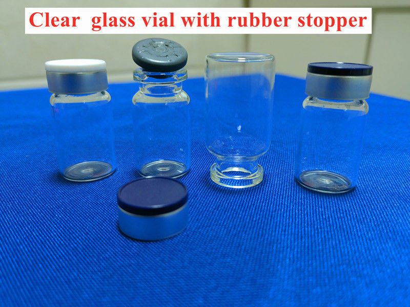 Borosilikat 18mm Vial Kaca Bening Dengan Tutup USP Tipe Vial Kaca Kosong