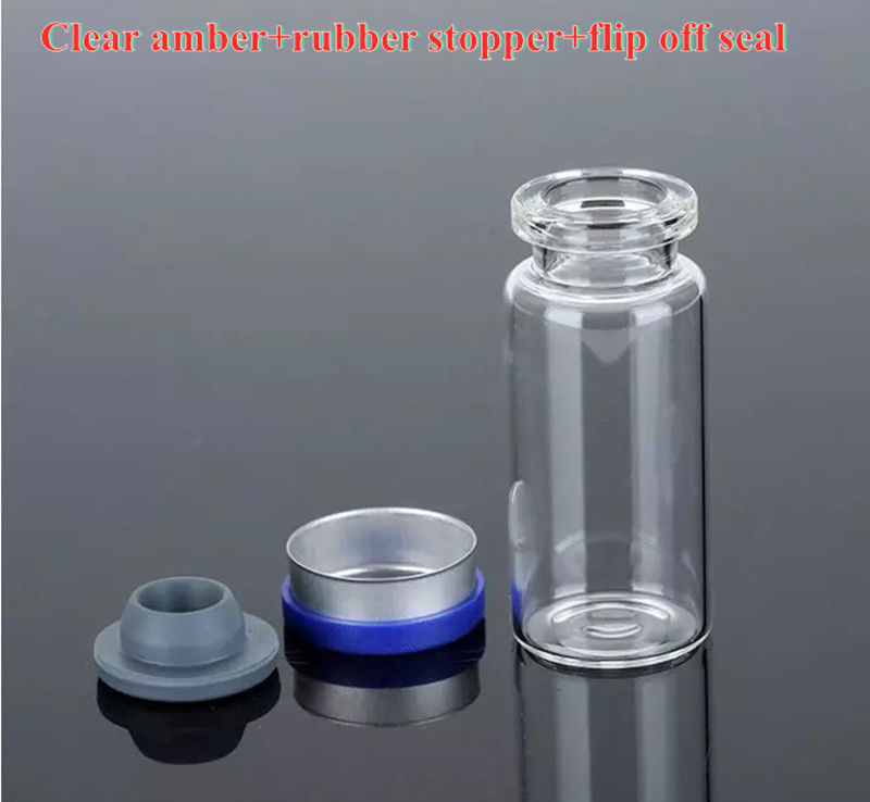 Borosilikat 18mm Vial Kaca Bening Dengan Tutup USP Tipe Vial Kaca Kosong
