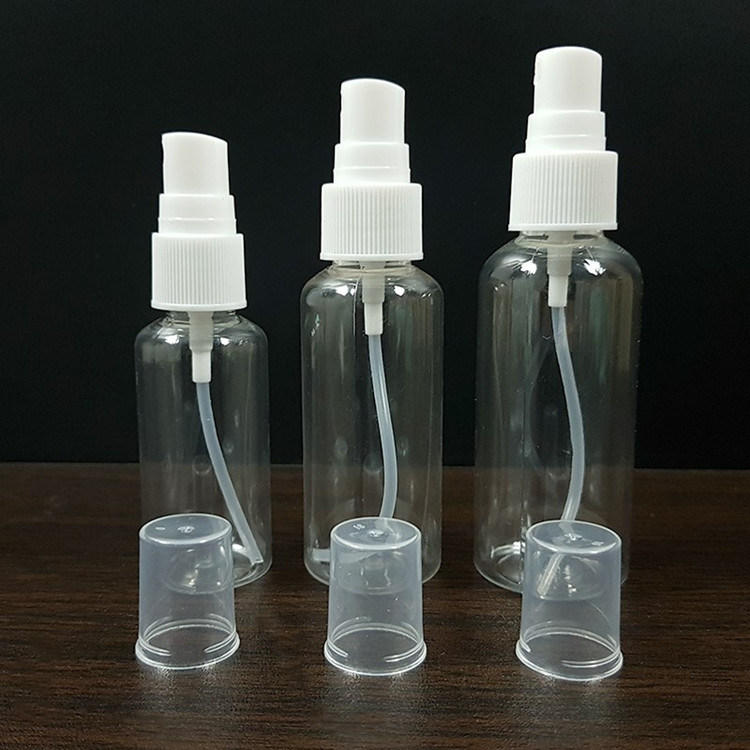 100ml 120ml 355ml plastik tutup sekrup nozzle pompa penyemprot botol hewan peliharaan hand sanitizer botol semprot produsen